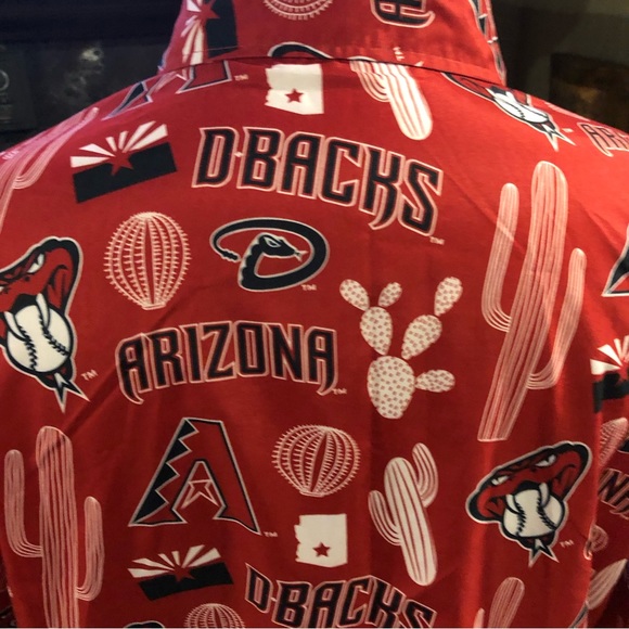 Arizona Diamondbacks Baseball Camp Shirt Hawaiian Style by Tyson Cactus … - Picture 2 of 5